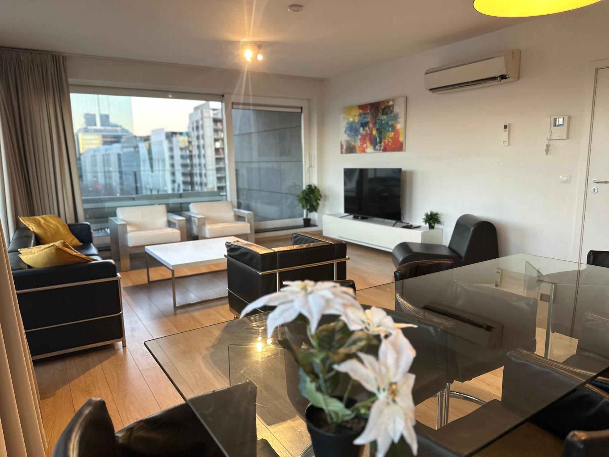 Apartment With Balcony In Brussels Center Buitenkant foto
